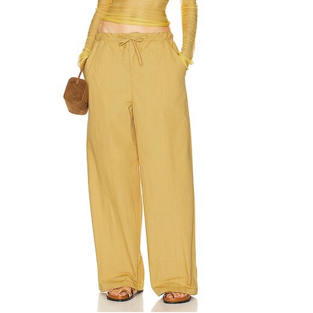 Christopher Esber Mustard Wide Leg Pants